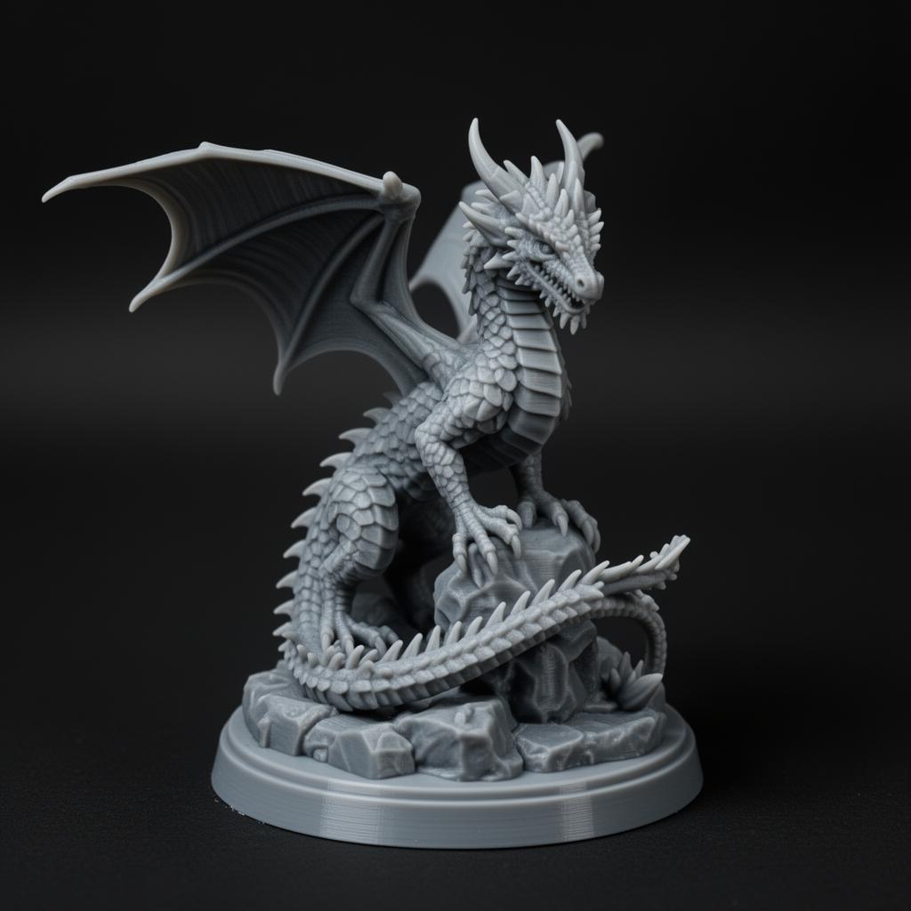 Dragão Miniatura Detalhado