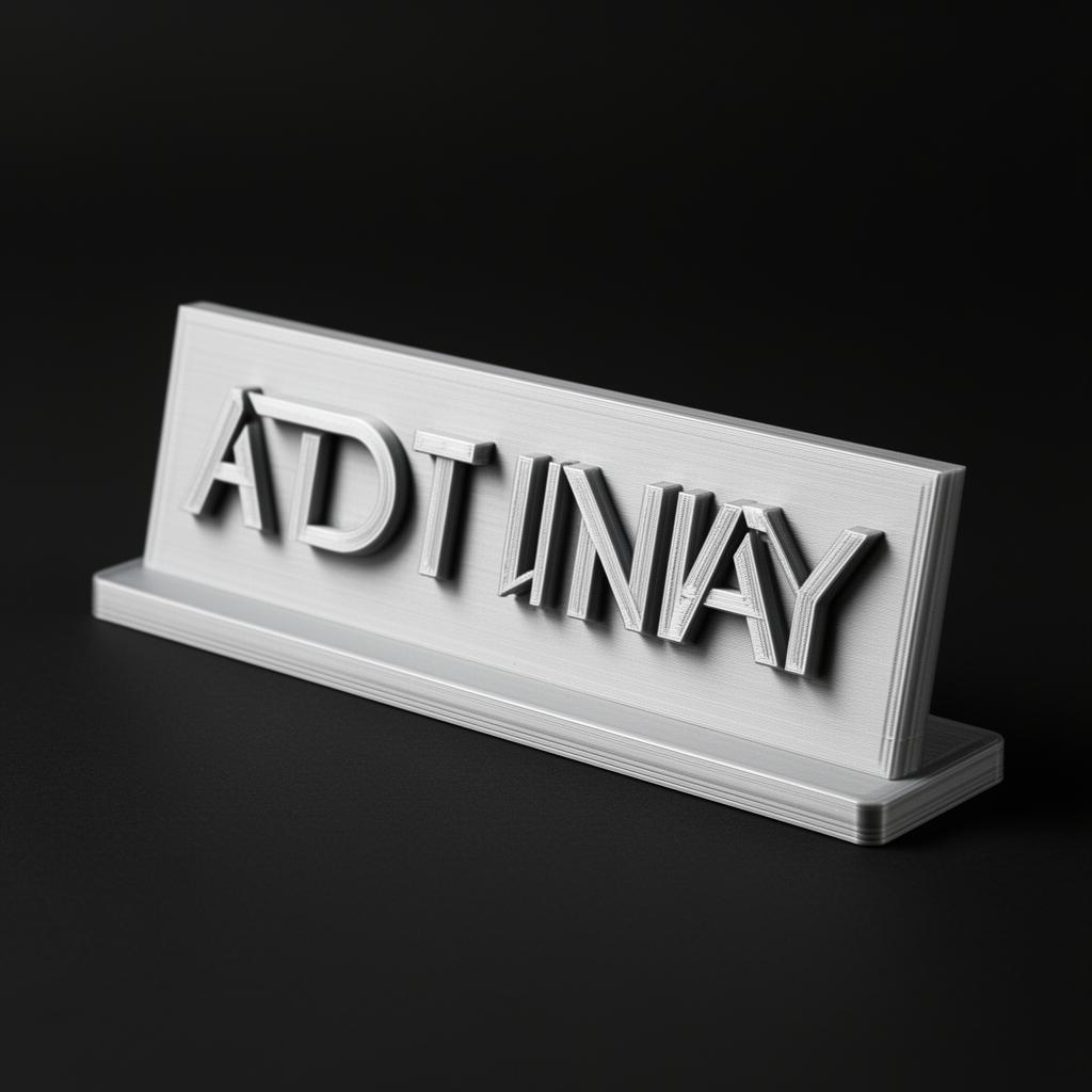 Placa de Nome Personalizada